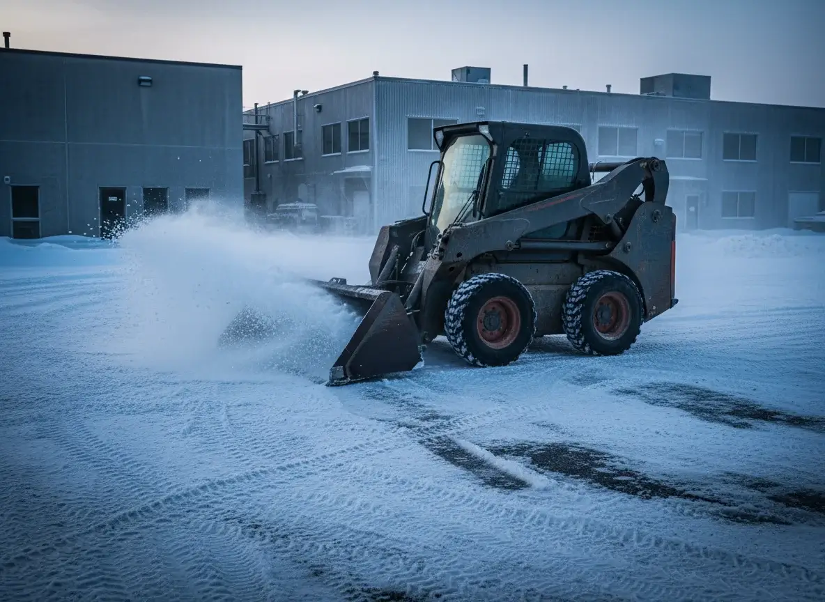 PWW Commercial Snow Removal Fleet Night Operations