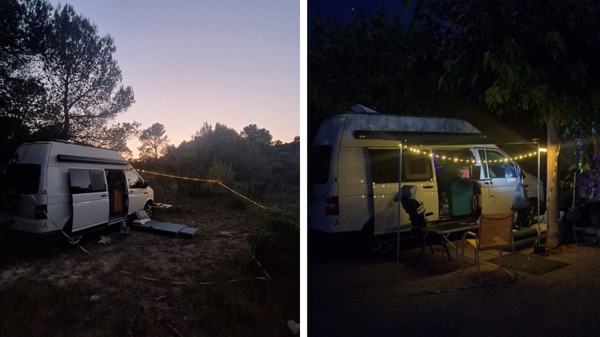 Campingplatz mit schattigem Stellplatz für den VW T5 Camper – eine sichere Alternative bei großer Hitze für Reisen mit Hund. Campingplatz mit schattigem Stellplatz für den VW T5 Camper – eine sichere Alternative bei großer Hitze für Reisen mit Hund.