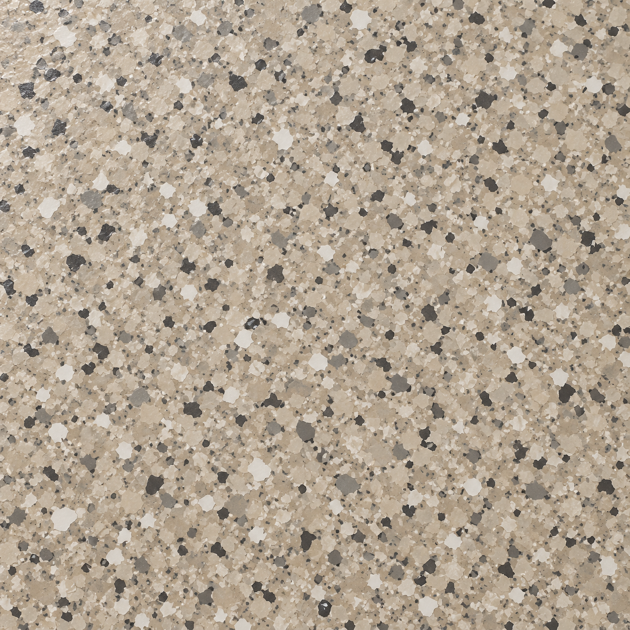 Warm sand and gray flake finish inspiration