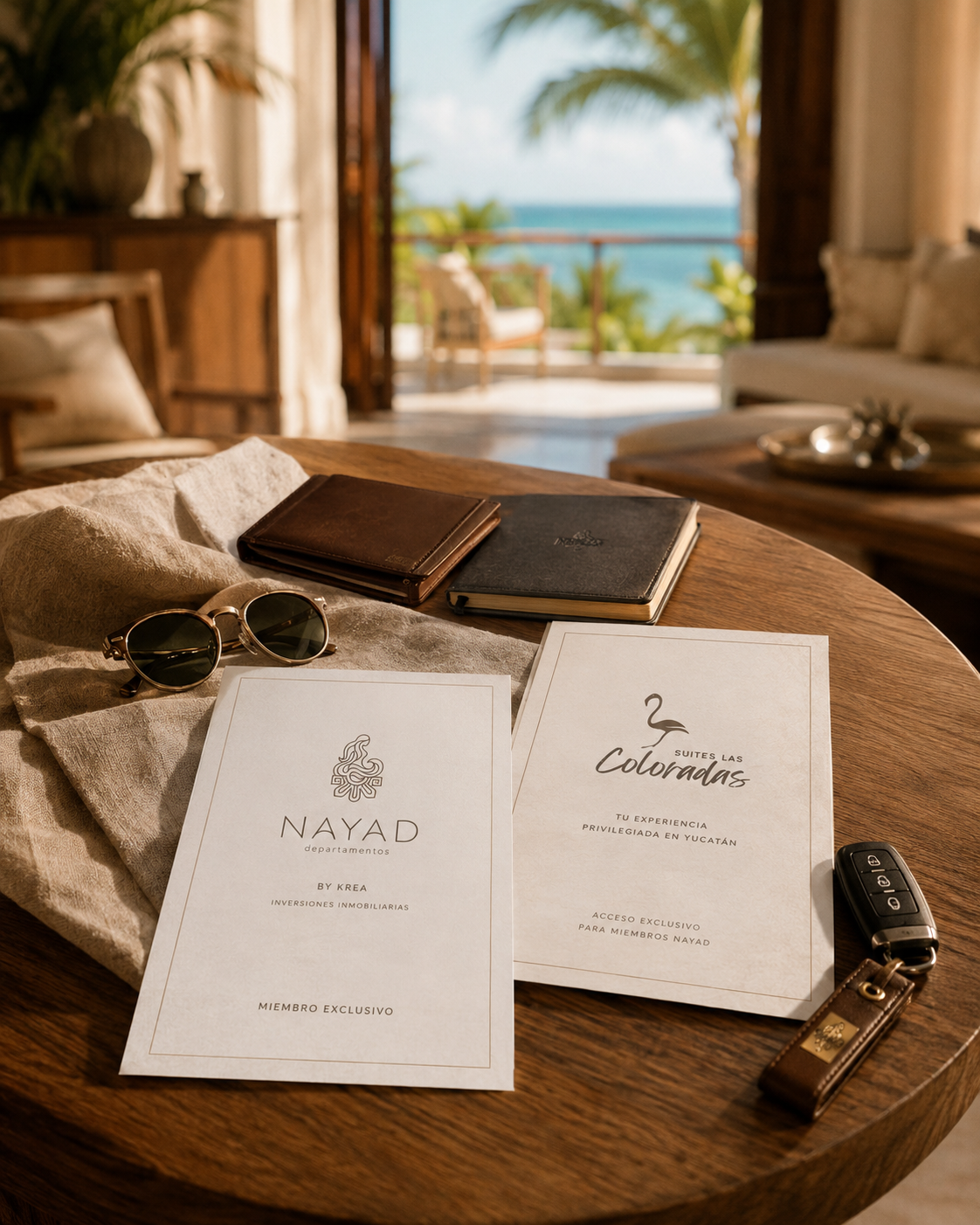 Materiales de NAYAD y Suites Las Coloradas