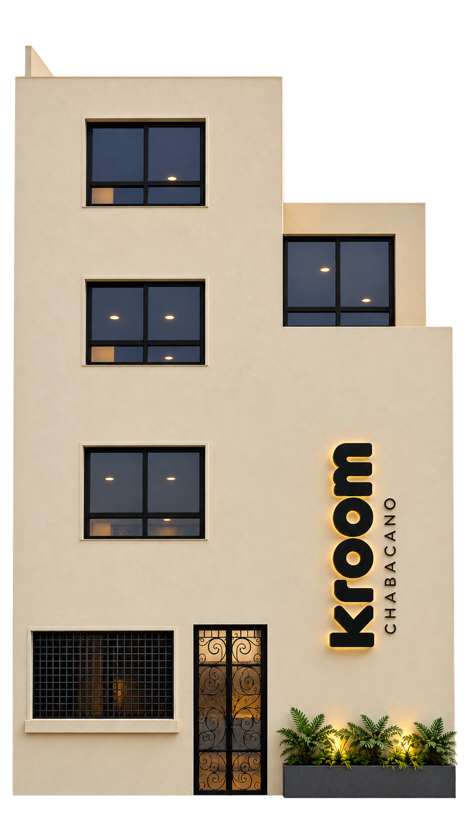 Fachada de kroom Chabacano