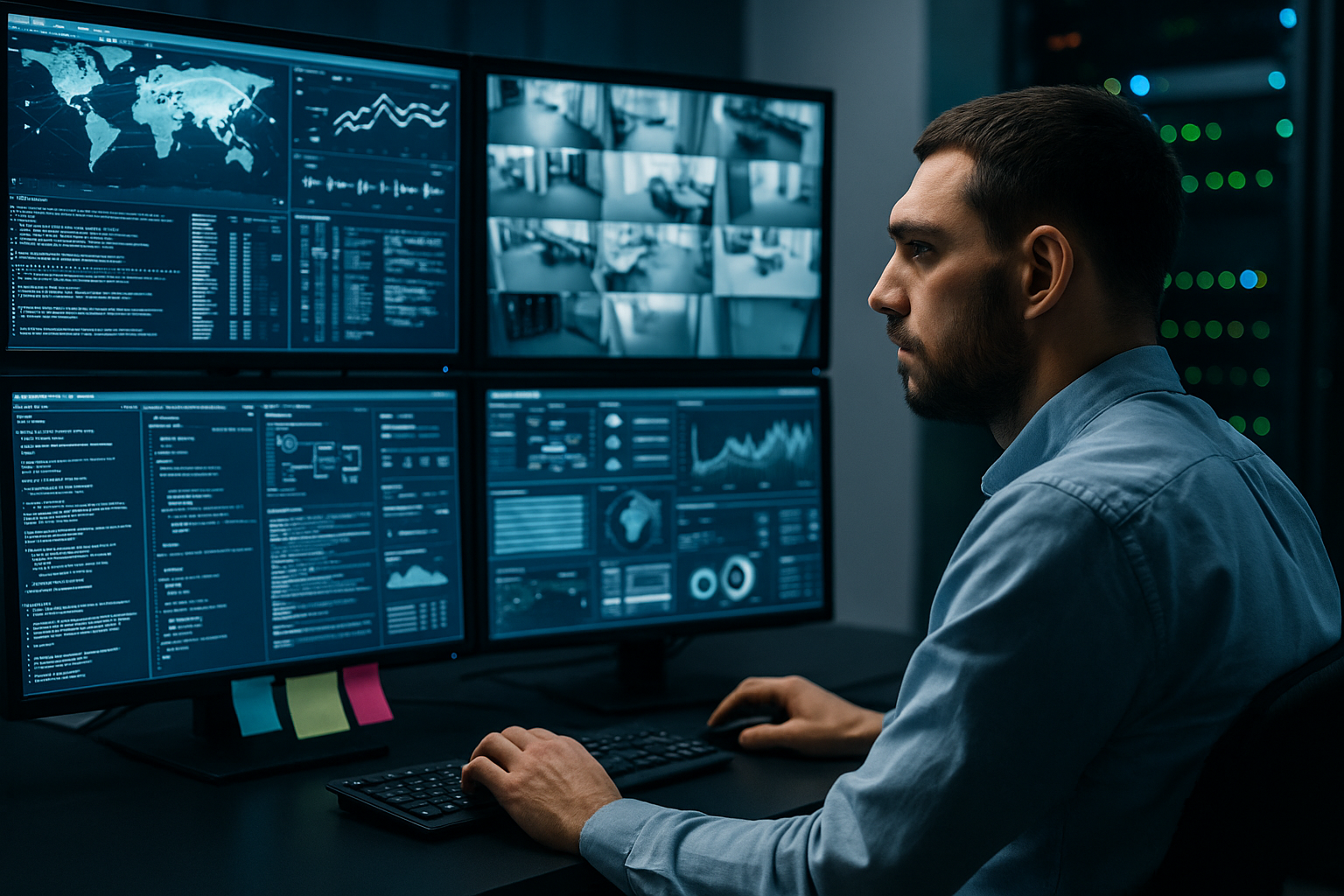 NOC (Centro de Monitoreo 24/7)