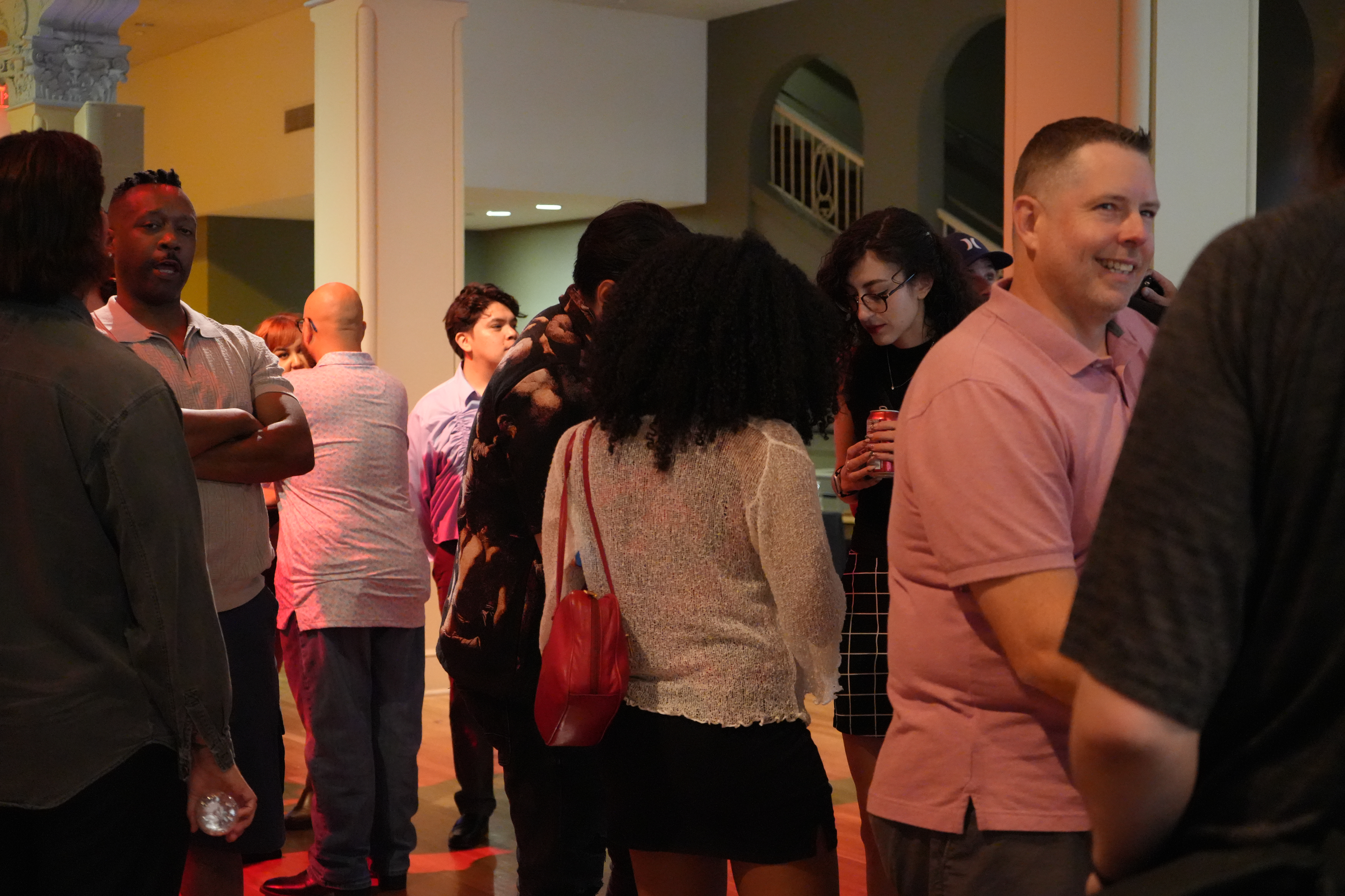Filmmakers at a DEFF mixer