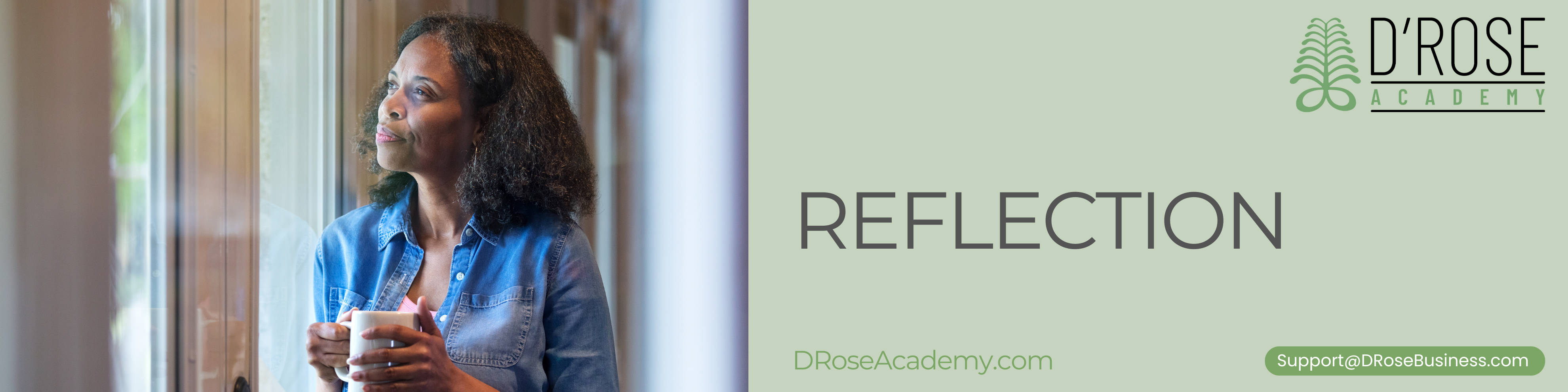 DRose branded banner with title 'Reflection'