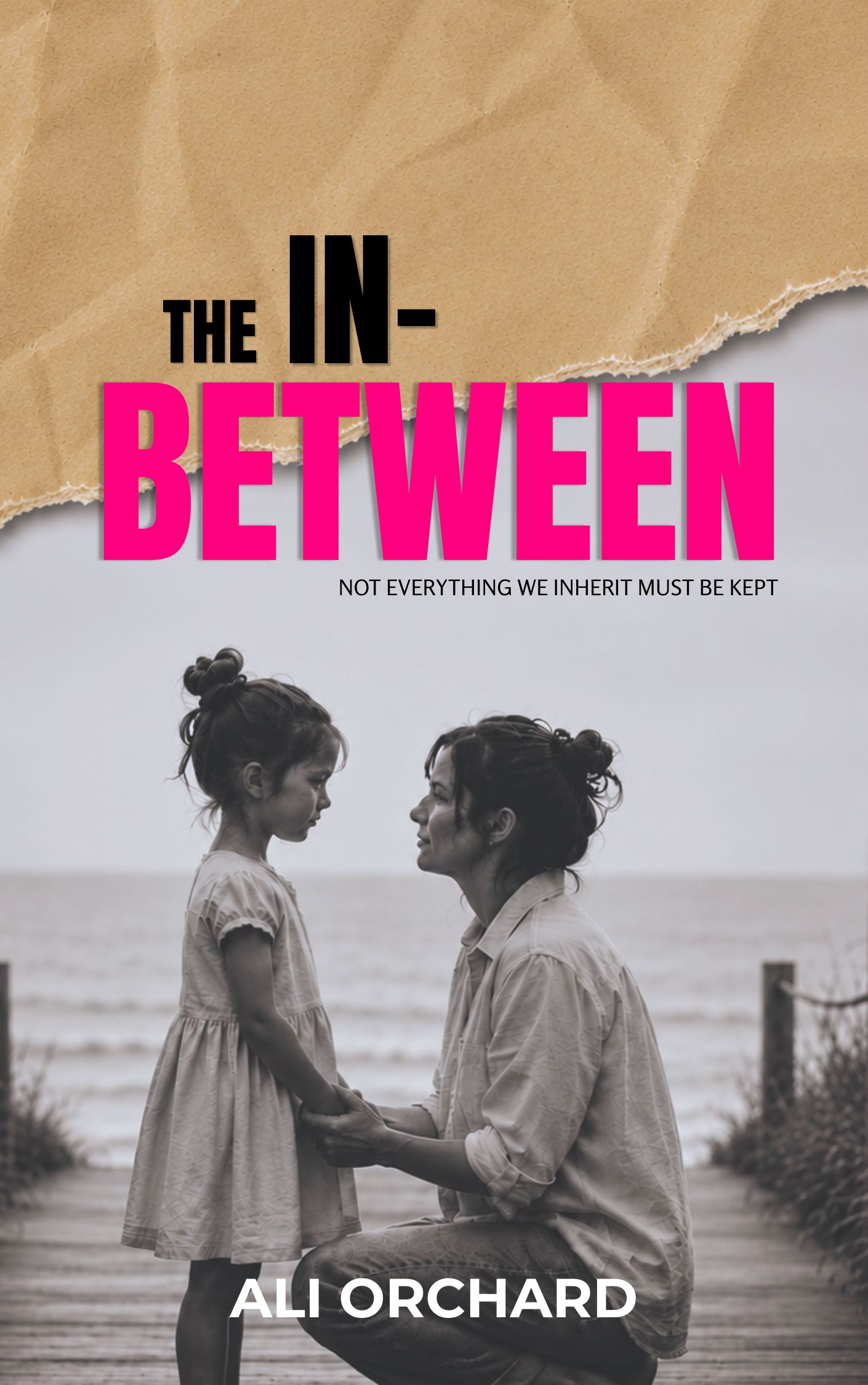 The In-Between book cover by Ali Orchard