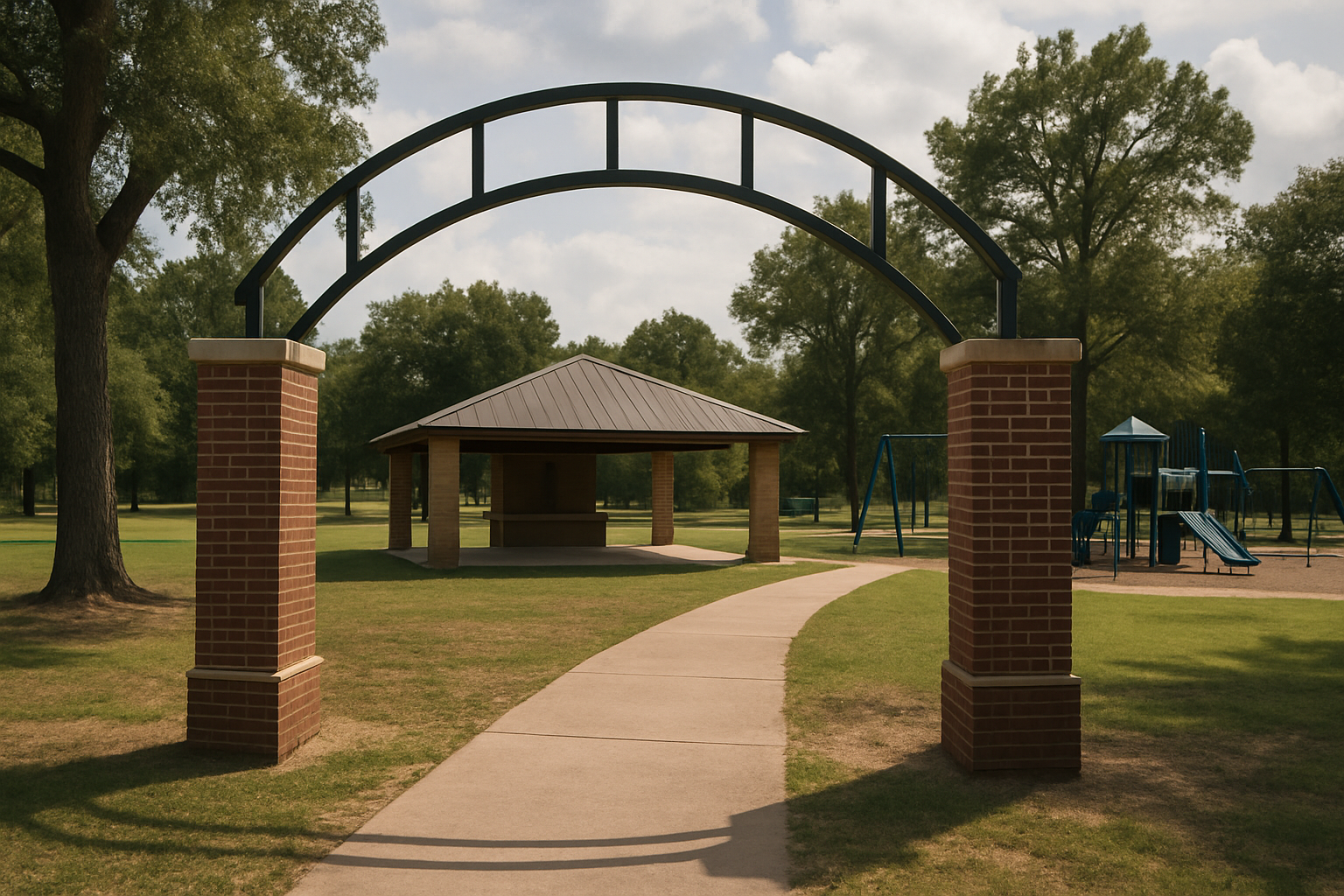 New London Park in Overton, TX