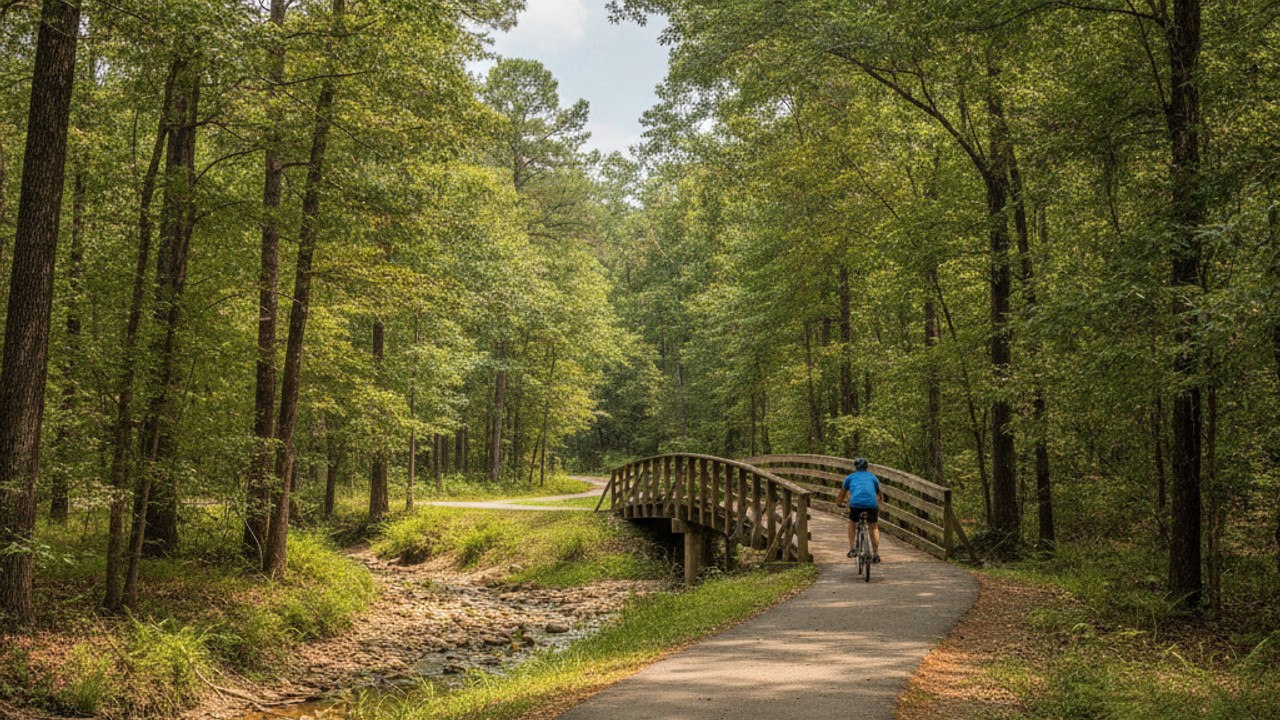 Blackhawk Creek Hike and Bike Trail in Whitehouse, TX