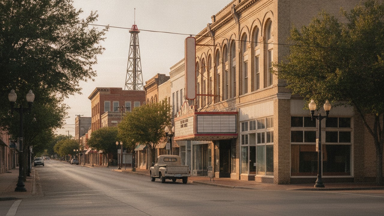 Downtown in Kilgore, TX