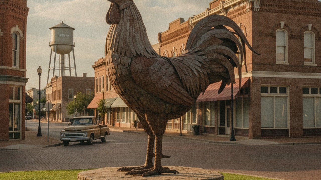 Kilgore rooster in Kilgore, TX