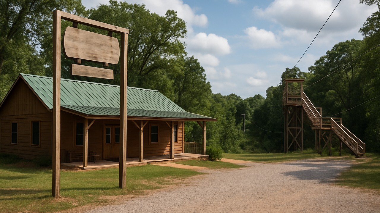 New York, Texas Ziplines in Athens, TX