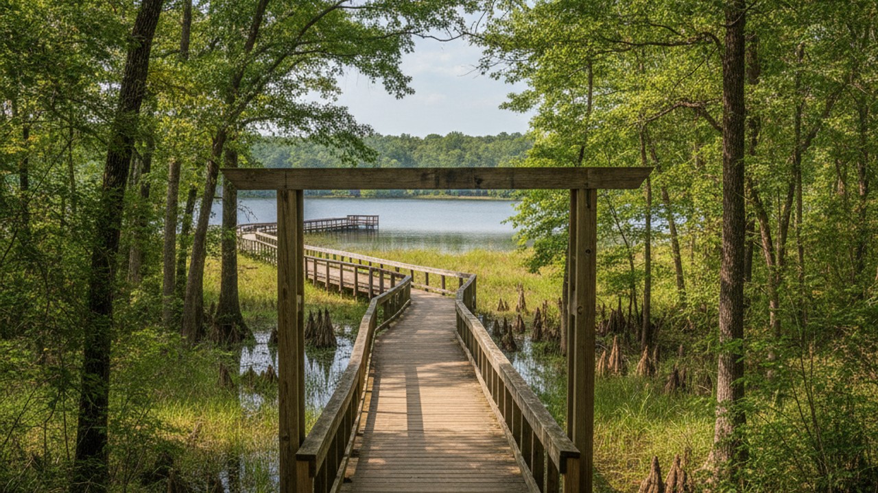 Mineola Nature Preserve in Mineola, TX