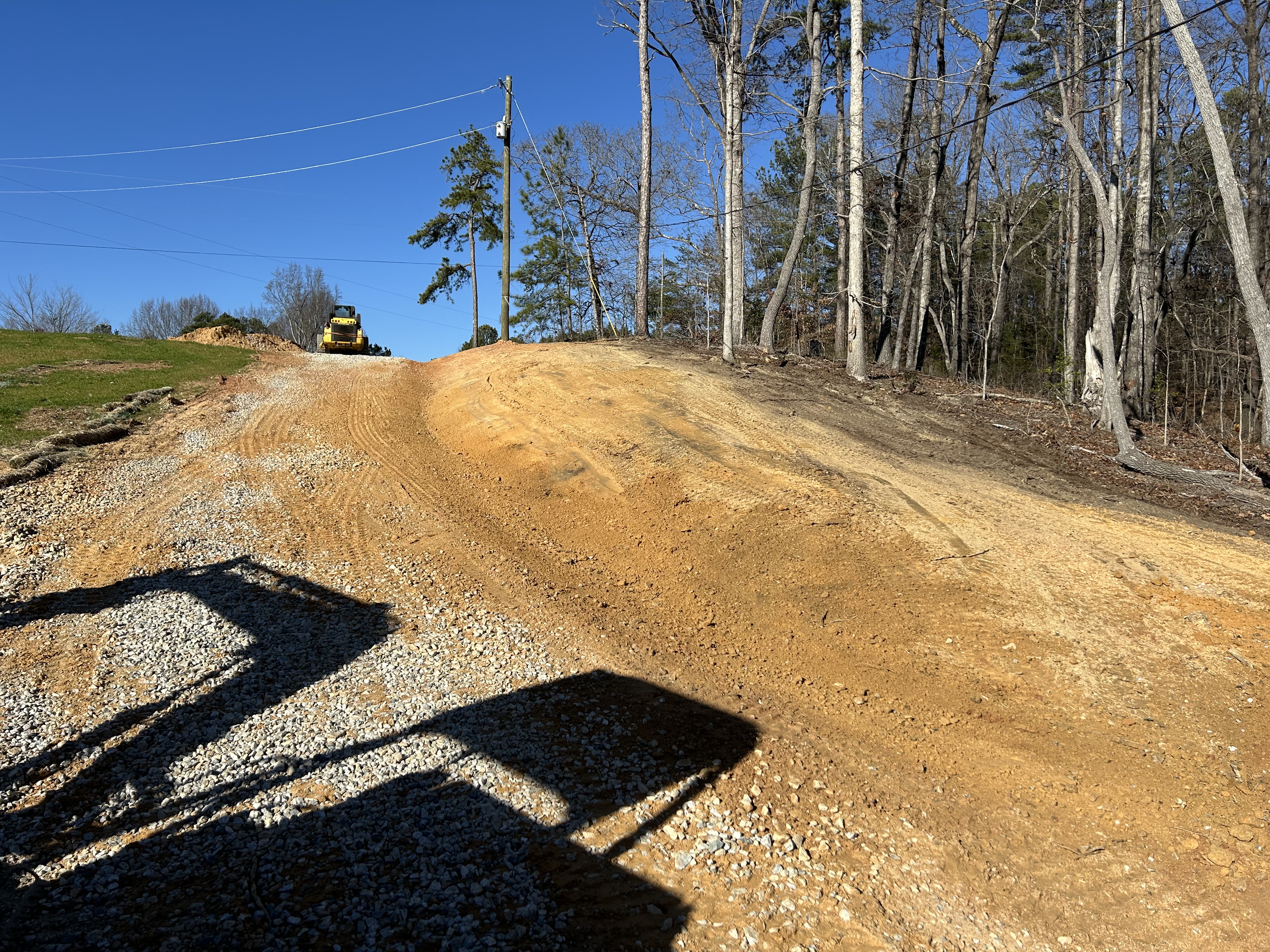 Driveway grading gravel