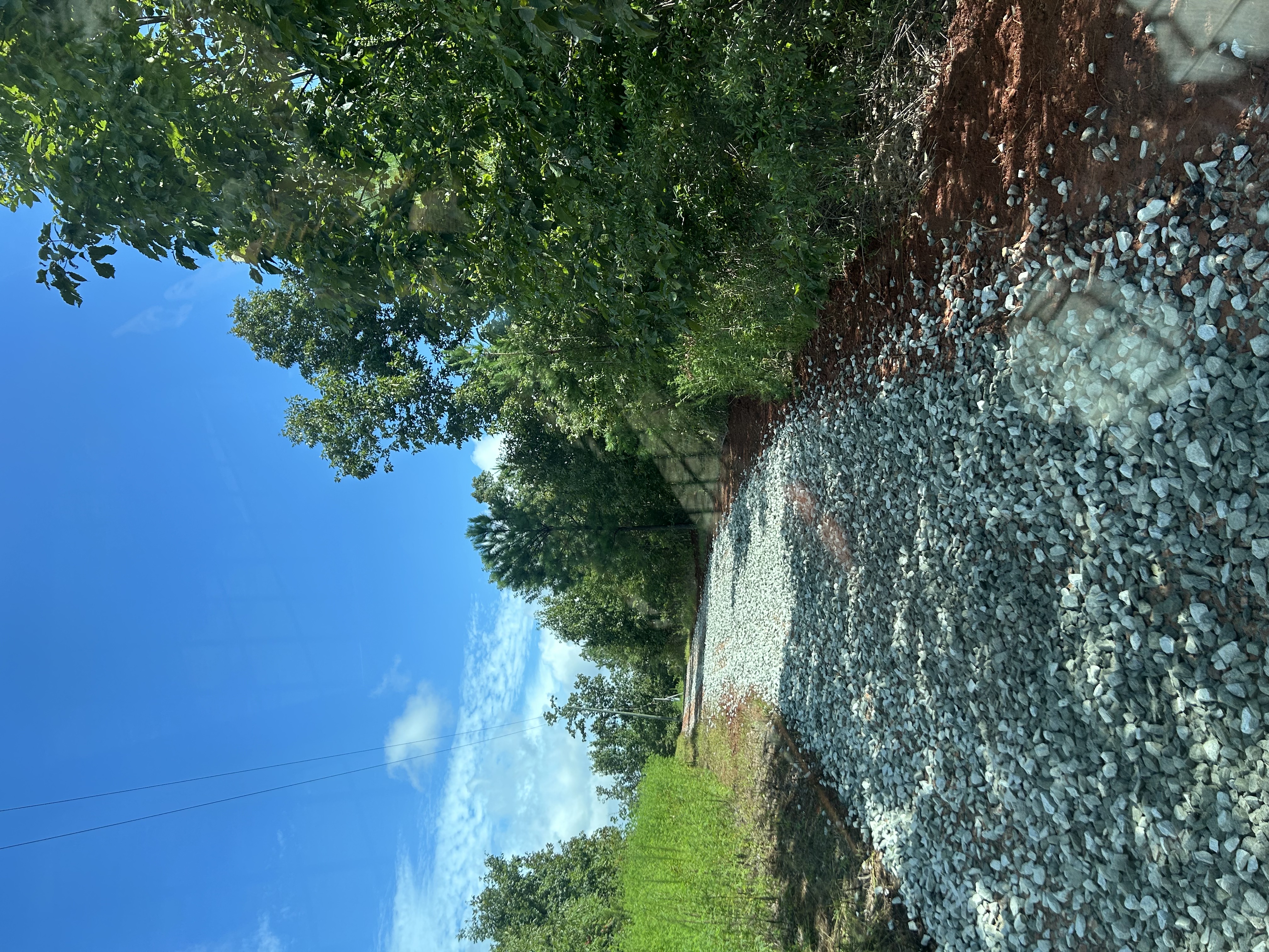 Home site gravel road