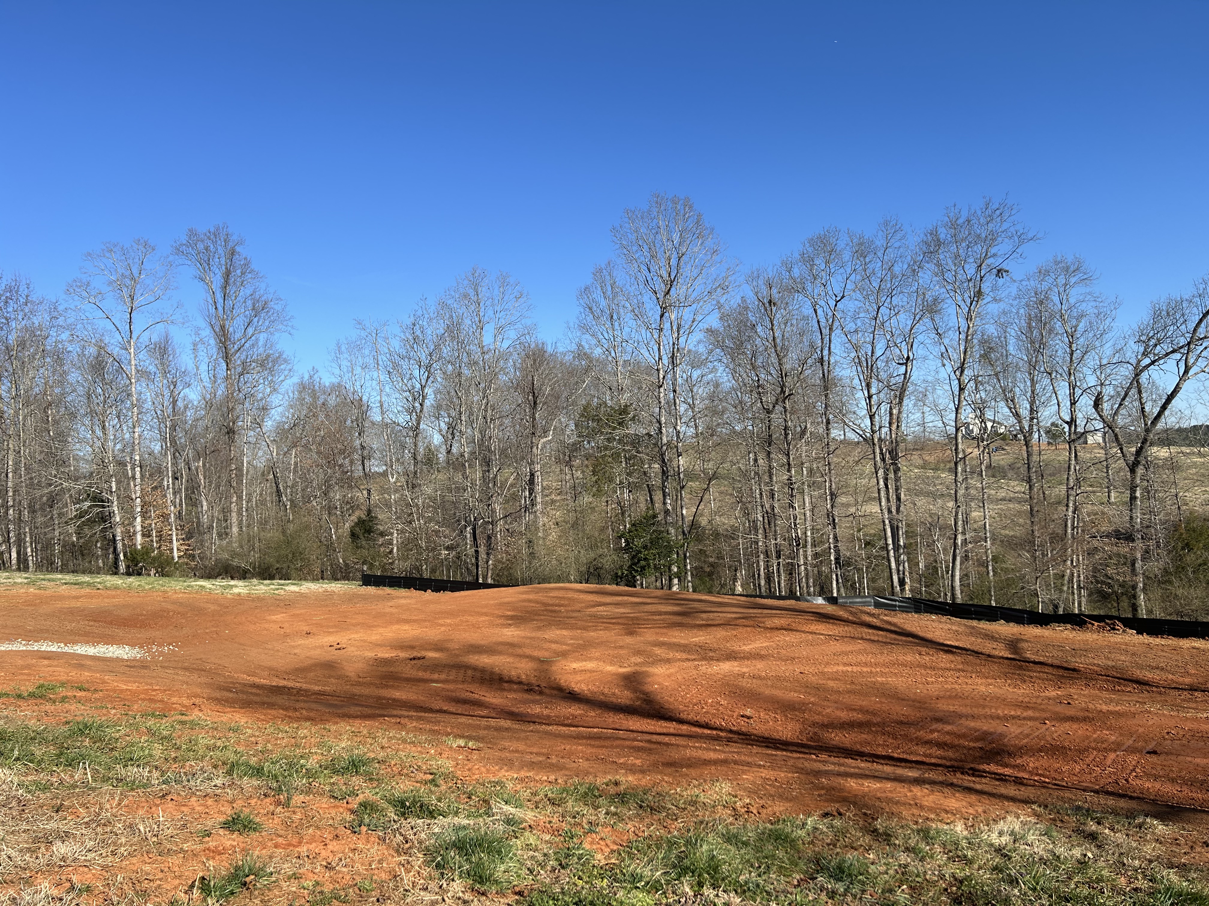 New home final grading