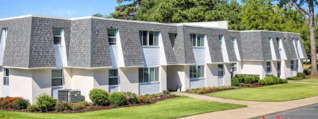 Apartment buildings at Okwin Capital's Shelby, North Carolina multifamily community