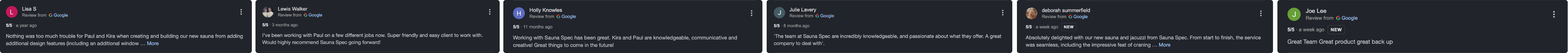 Customer Testimonials