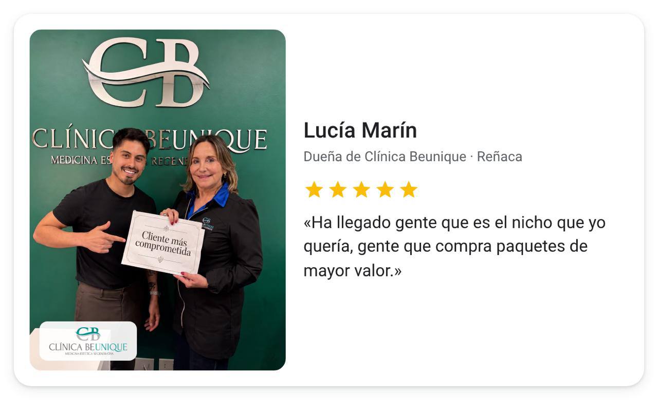 Lucía Marín, dueña de Clínica Beunique