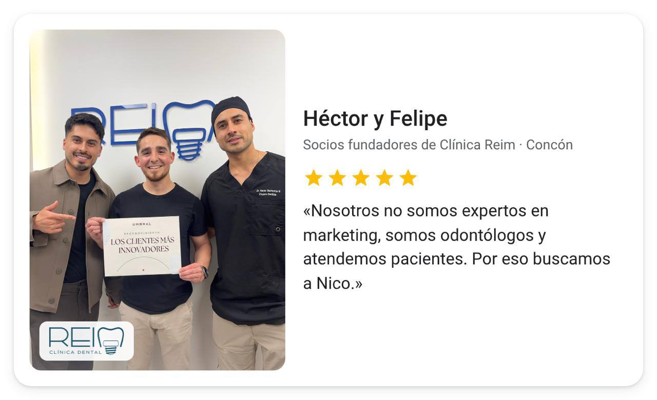 Héctor y Felipe, socios fundadores de Clínica Reim