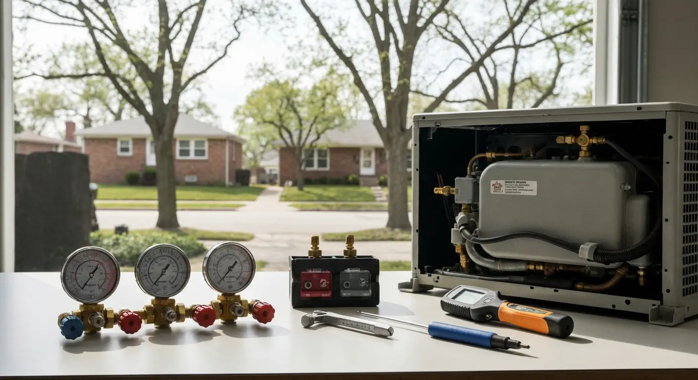 HVAC repair inspection