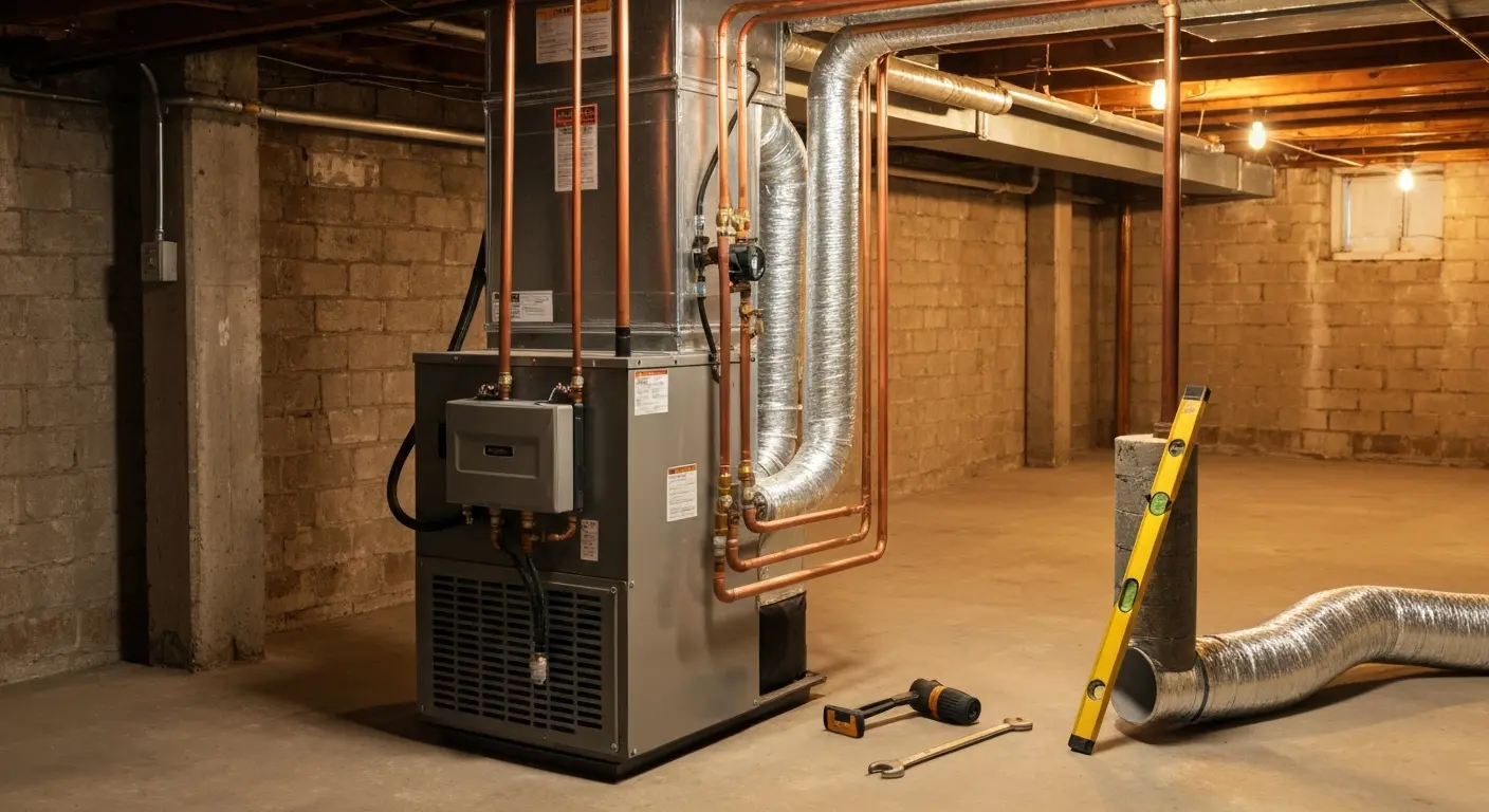Heating system installation