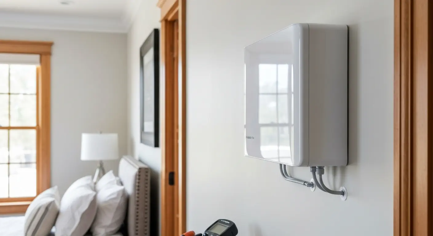 Ductless mini-split system installation