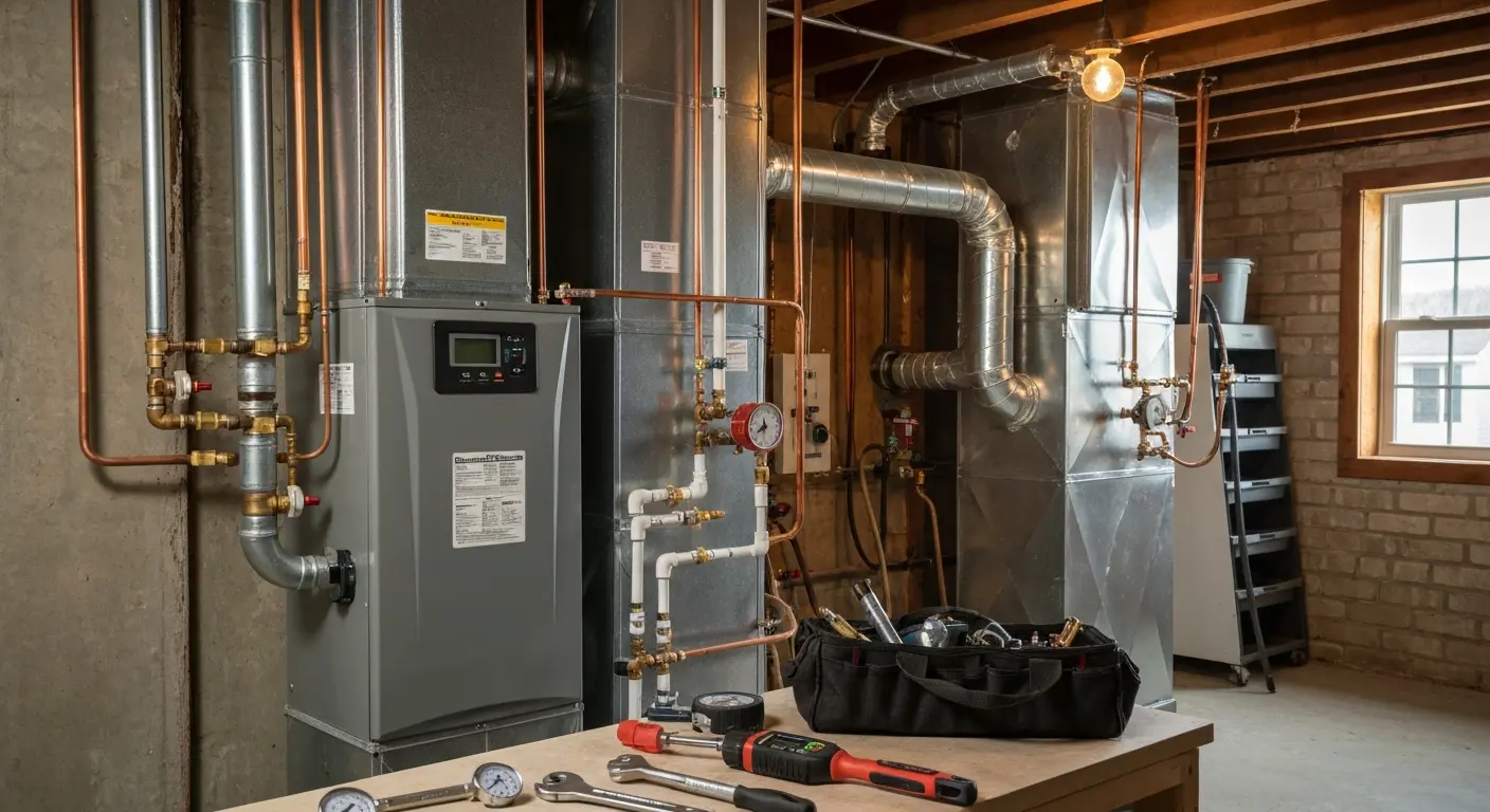 Heating system installation
