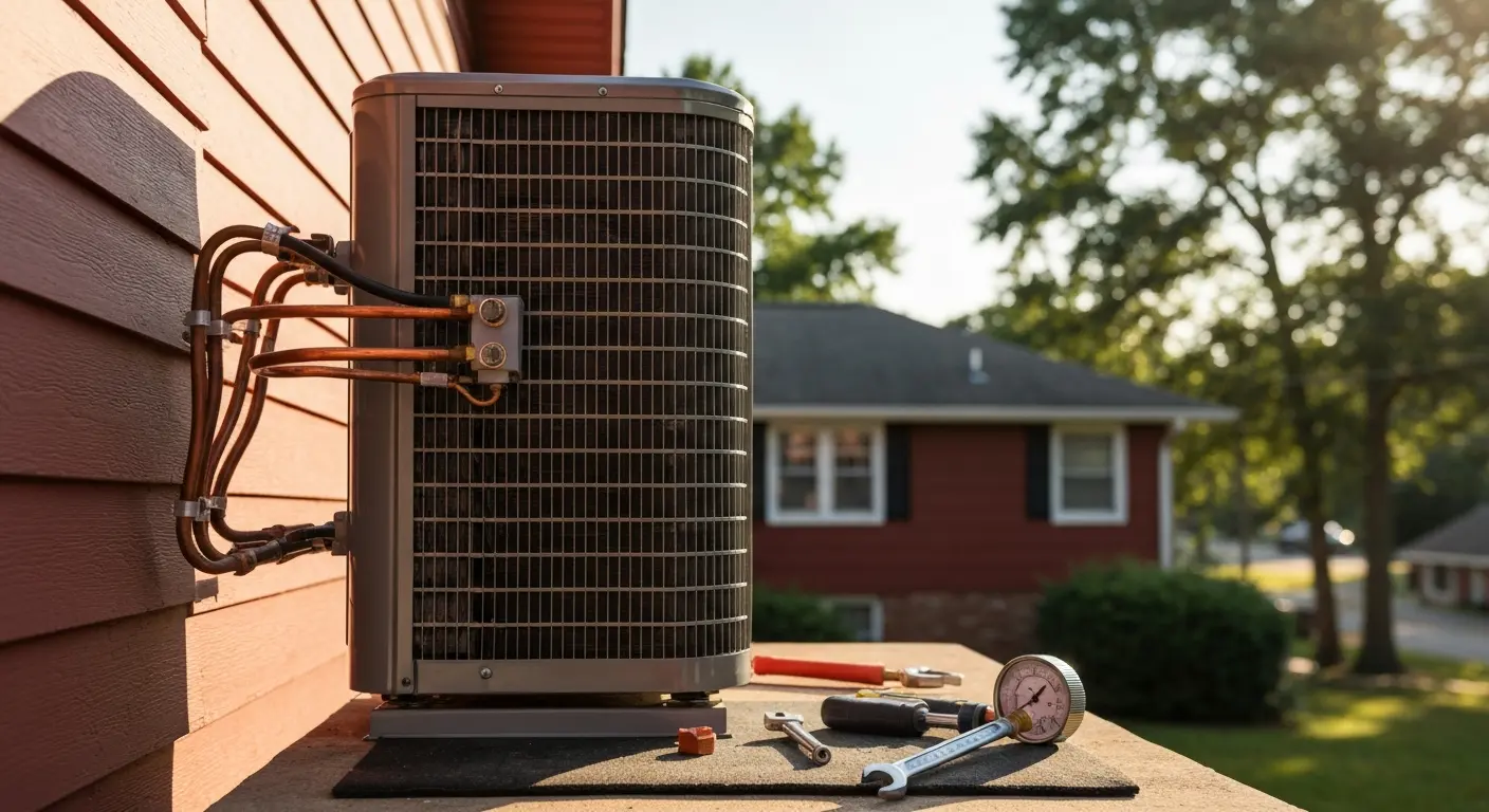 AC compressor and motor service