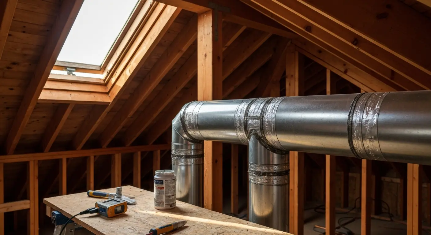 Ductwork repair project