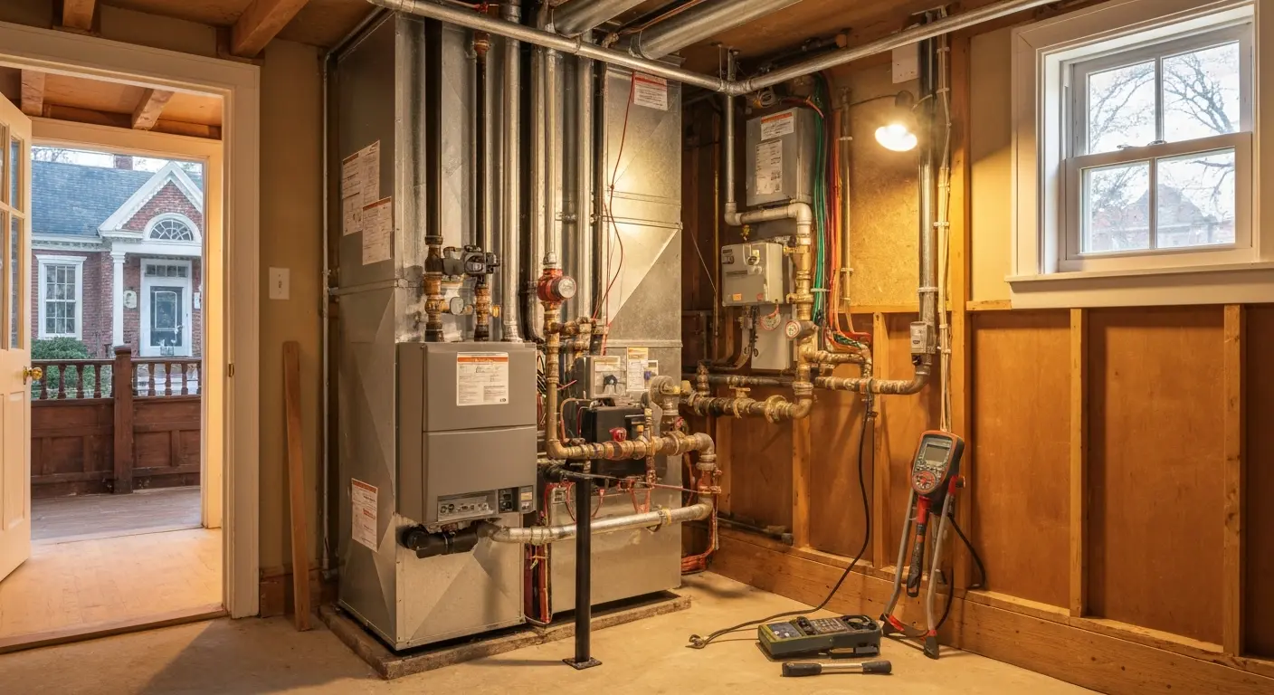 Heating system installation