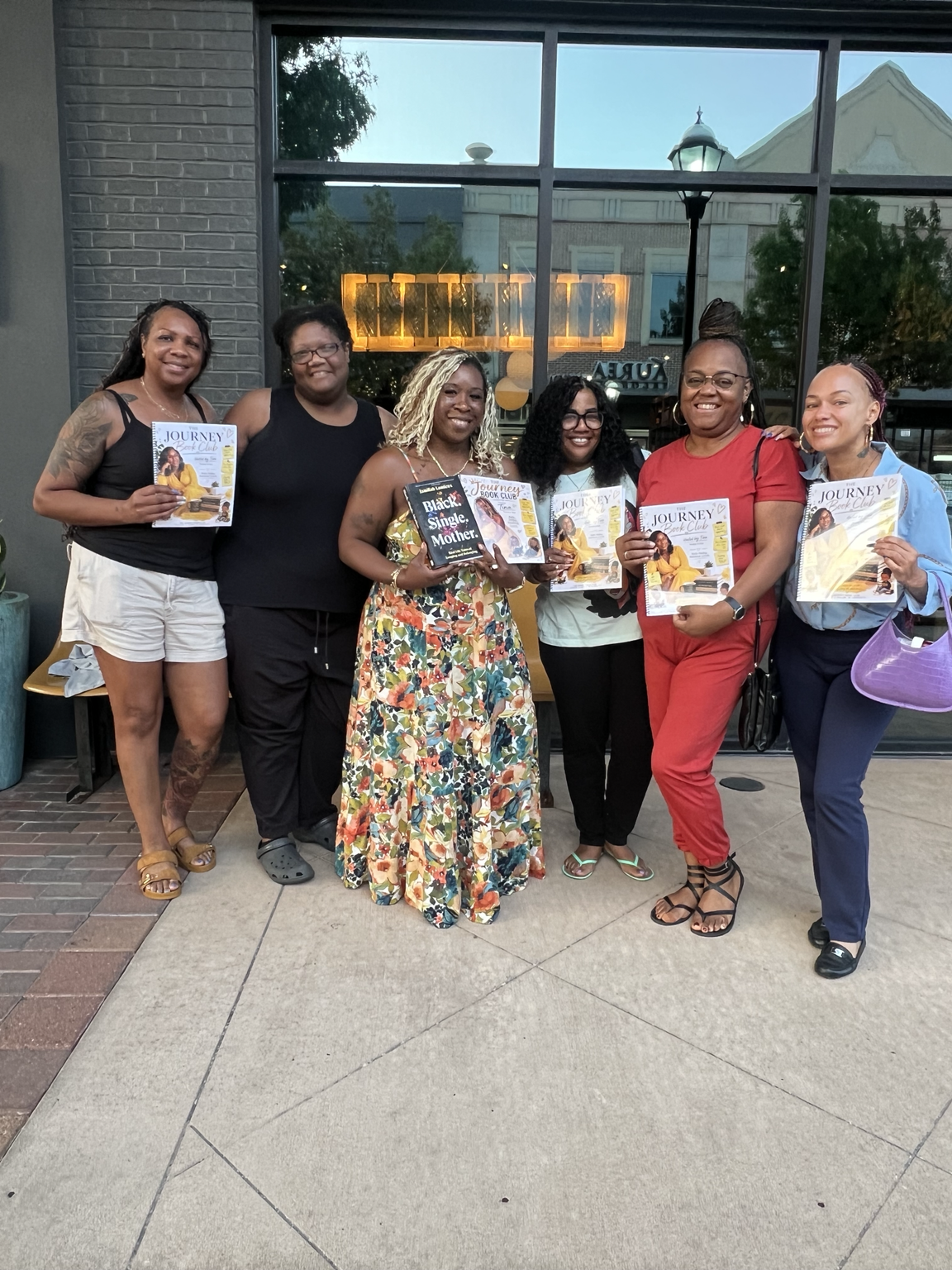 The Journey Book Club members gathered together