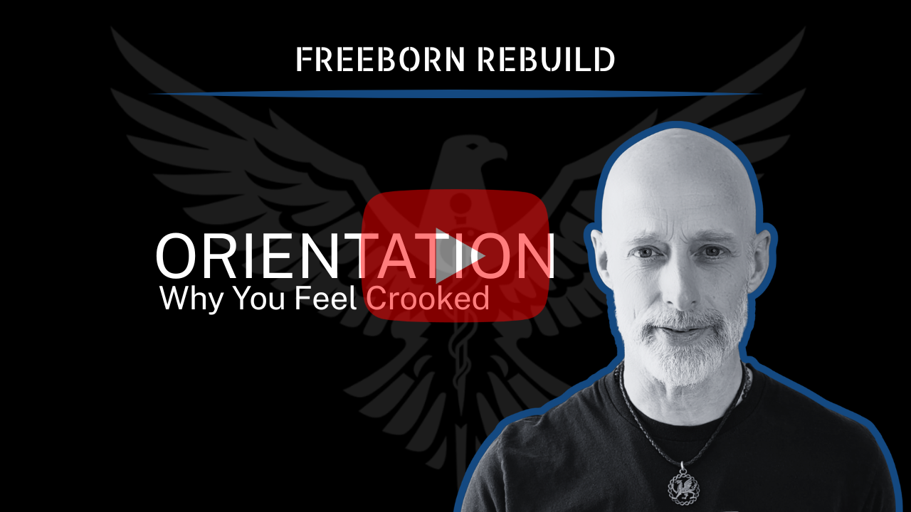 Freeborn Rebuild orientation video thumbnail with John Welch explaining why you feel crooked and how body orientation affects movement and strength