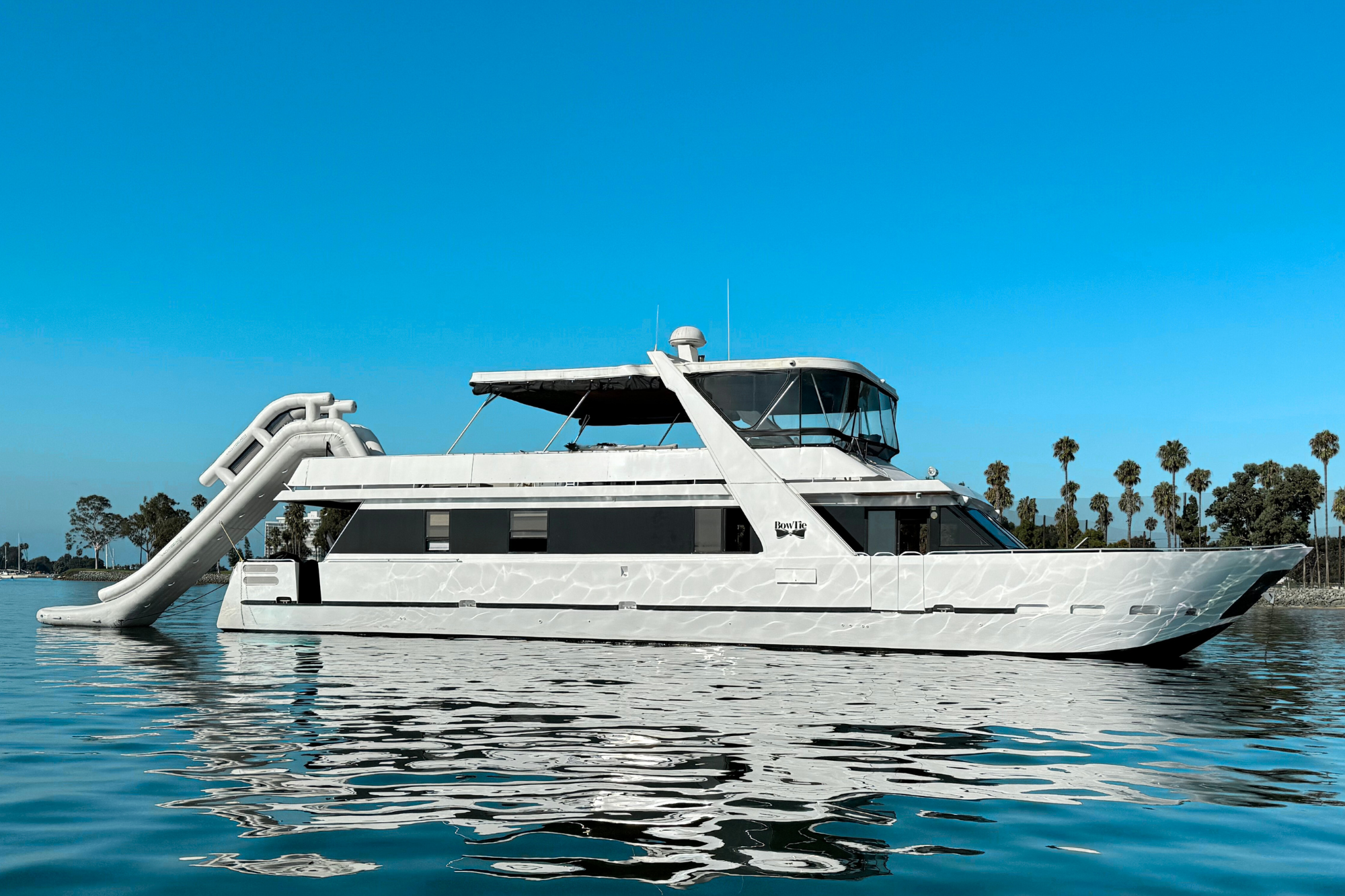 BowTie, an 80ft private charter yacht on San Diego Bay