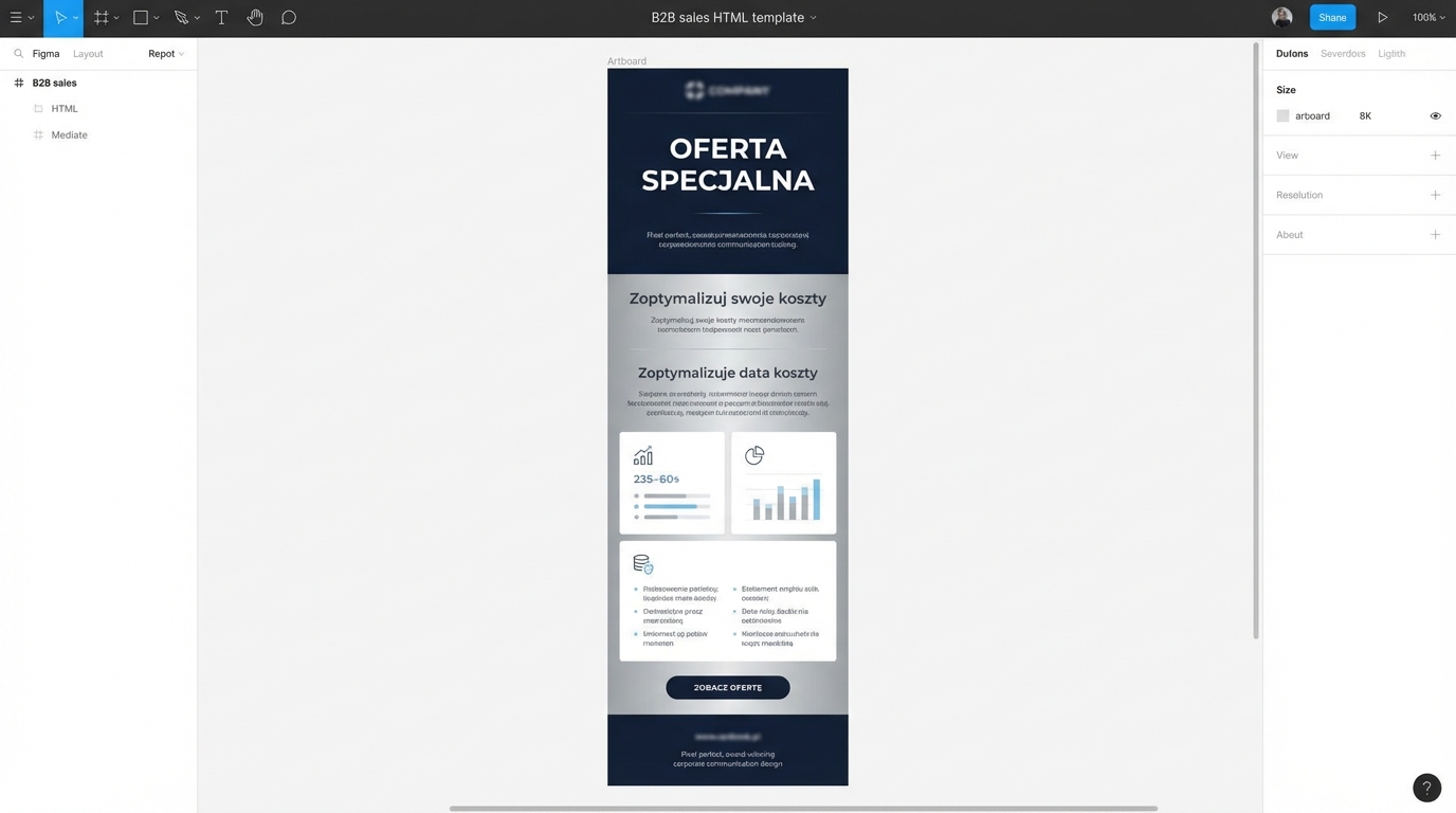 Mailingi Sprzedażowe HTML