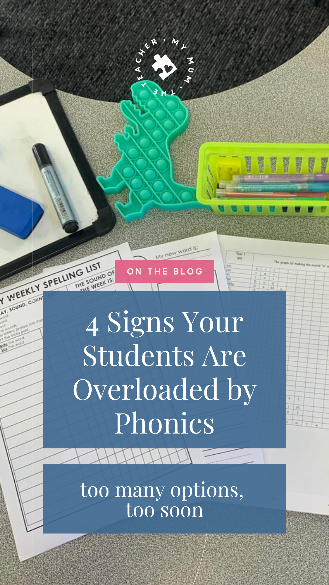 Four signs that a student's spelling load is too high. Four signs that a student's spelling load is too high.