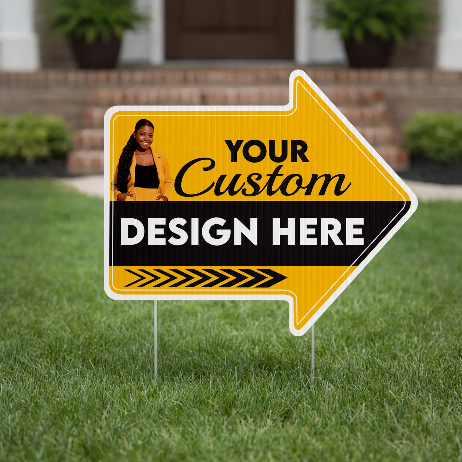 Shaped Lawn Sign Shaped Lawn Sign