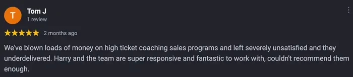 Five star review