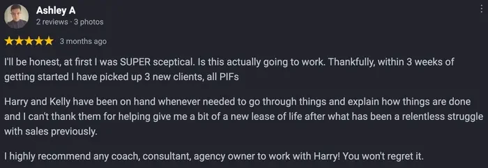 Five star review