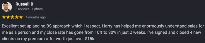 Five star review