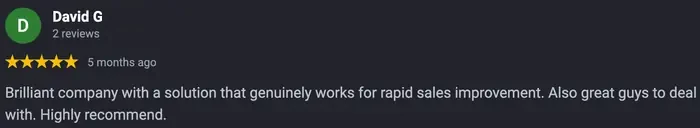 Five star review