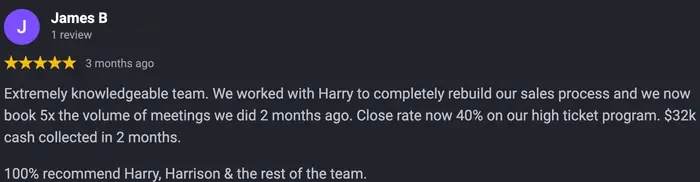 Five star review