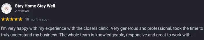 Five star review