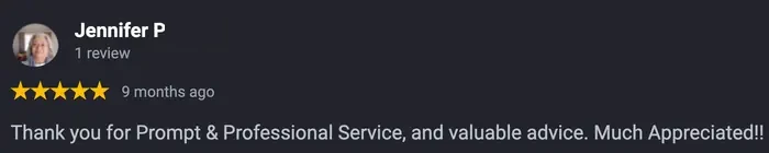 Five star review