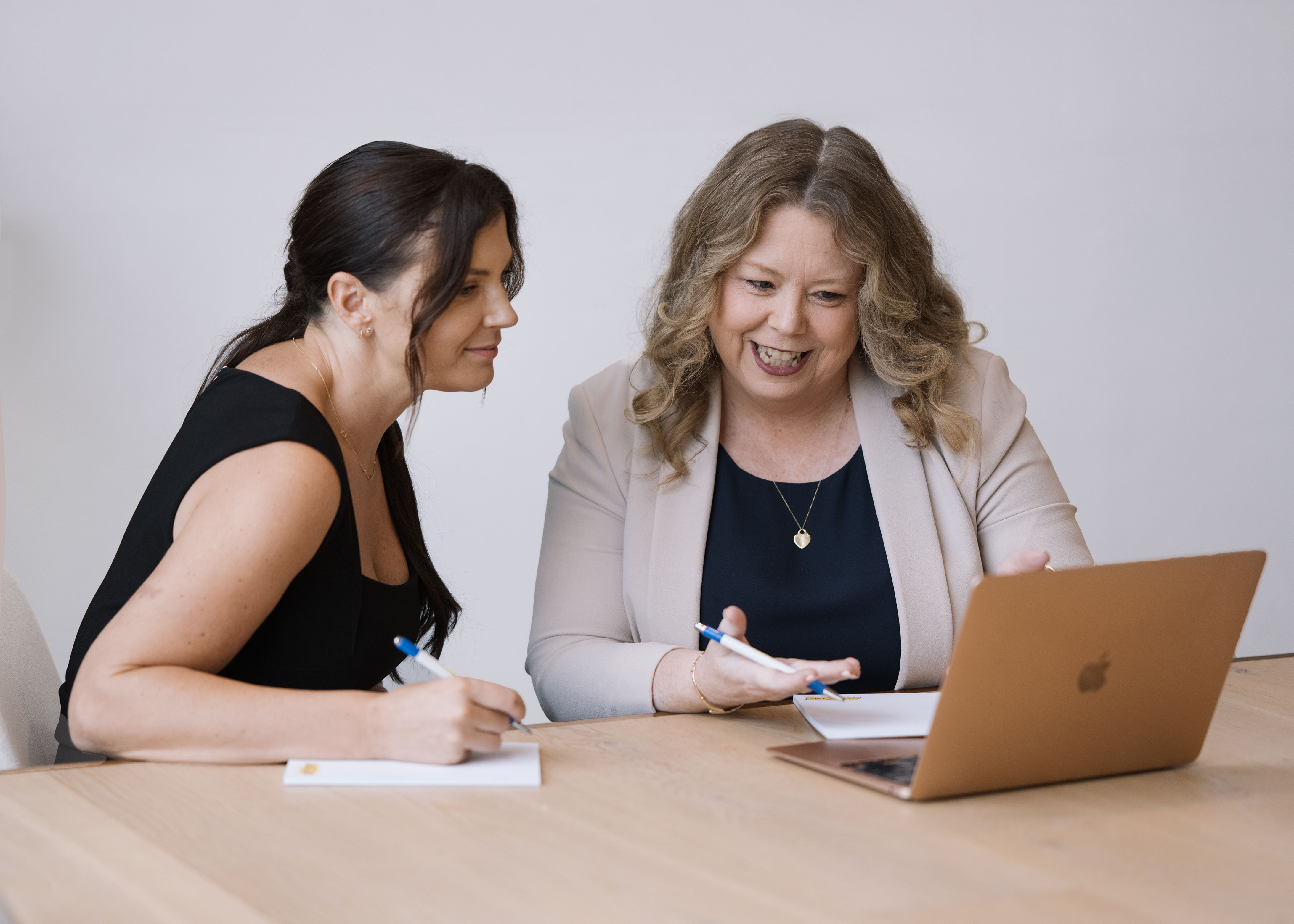 Business owners in collaborative coaching session