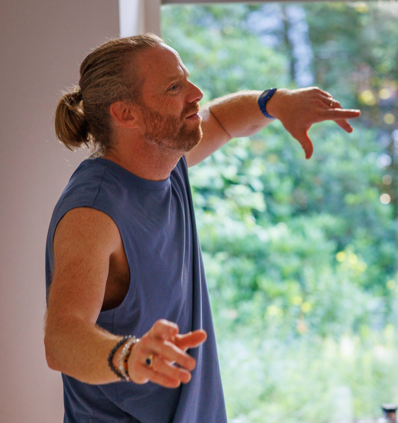 Will leading a movement exercise at a workshop