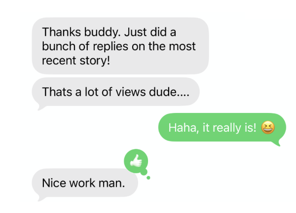 iMessage thread