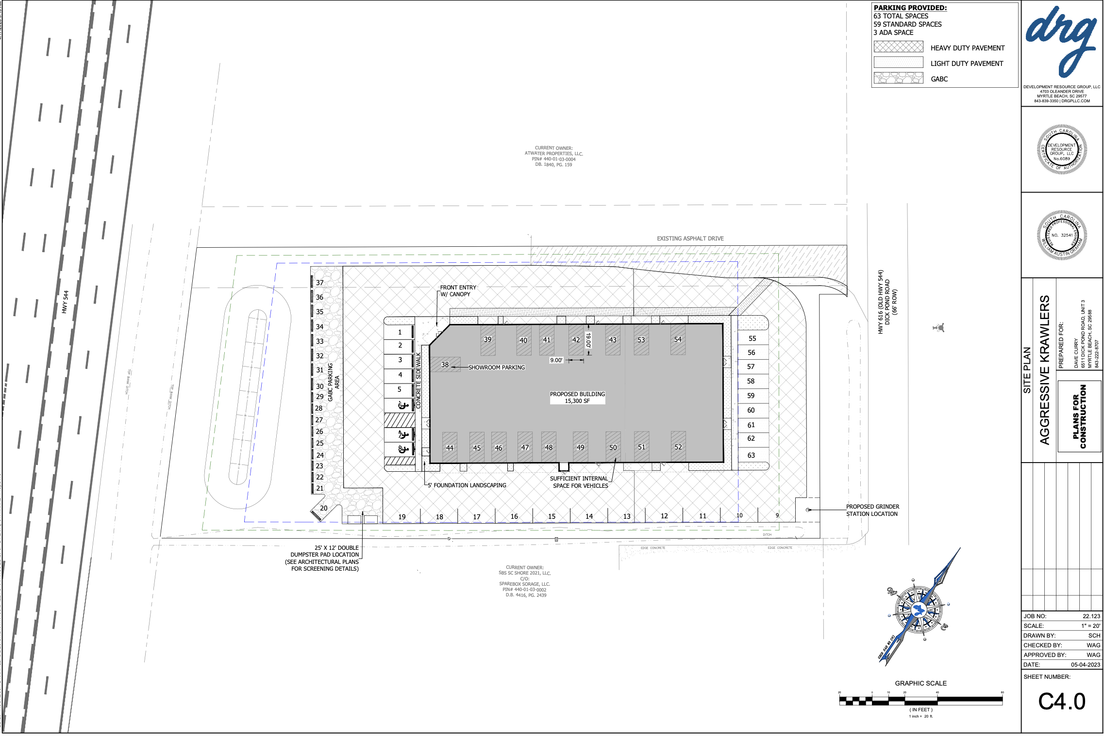 Slick Rock Center site plan