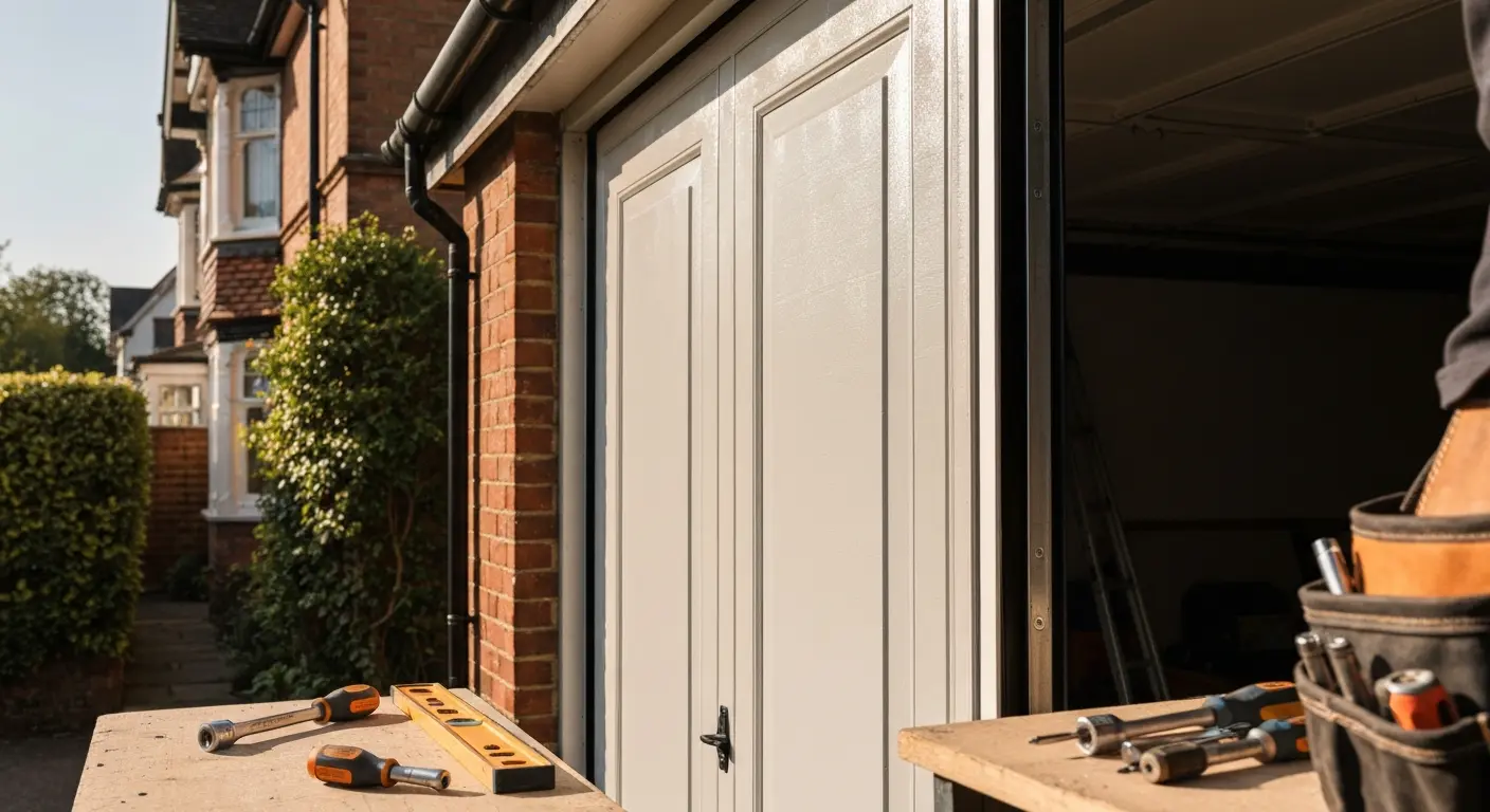 Garage door panel replacement