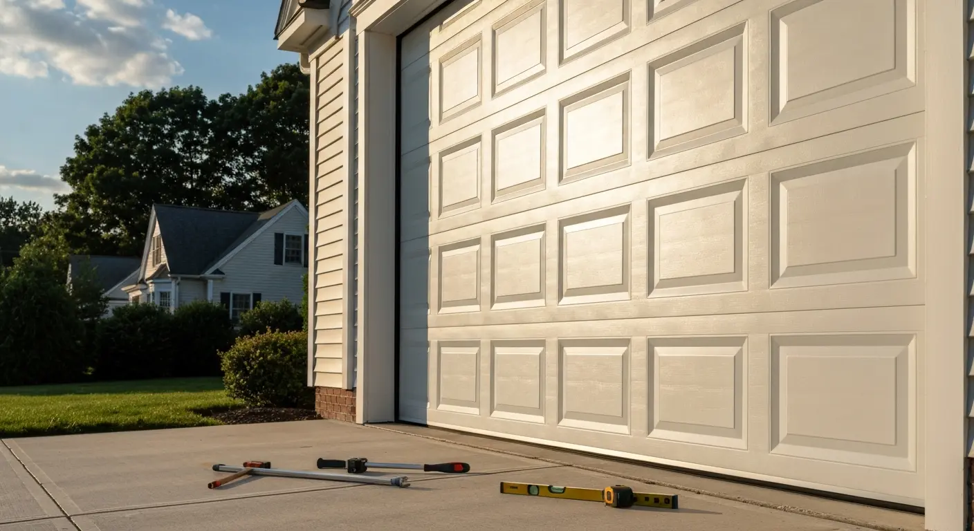 Hurricane-rated garage door installation