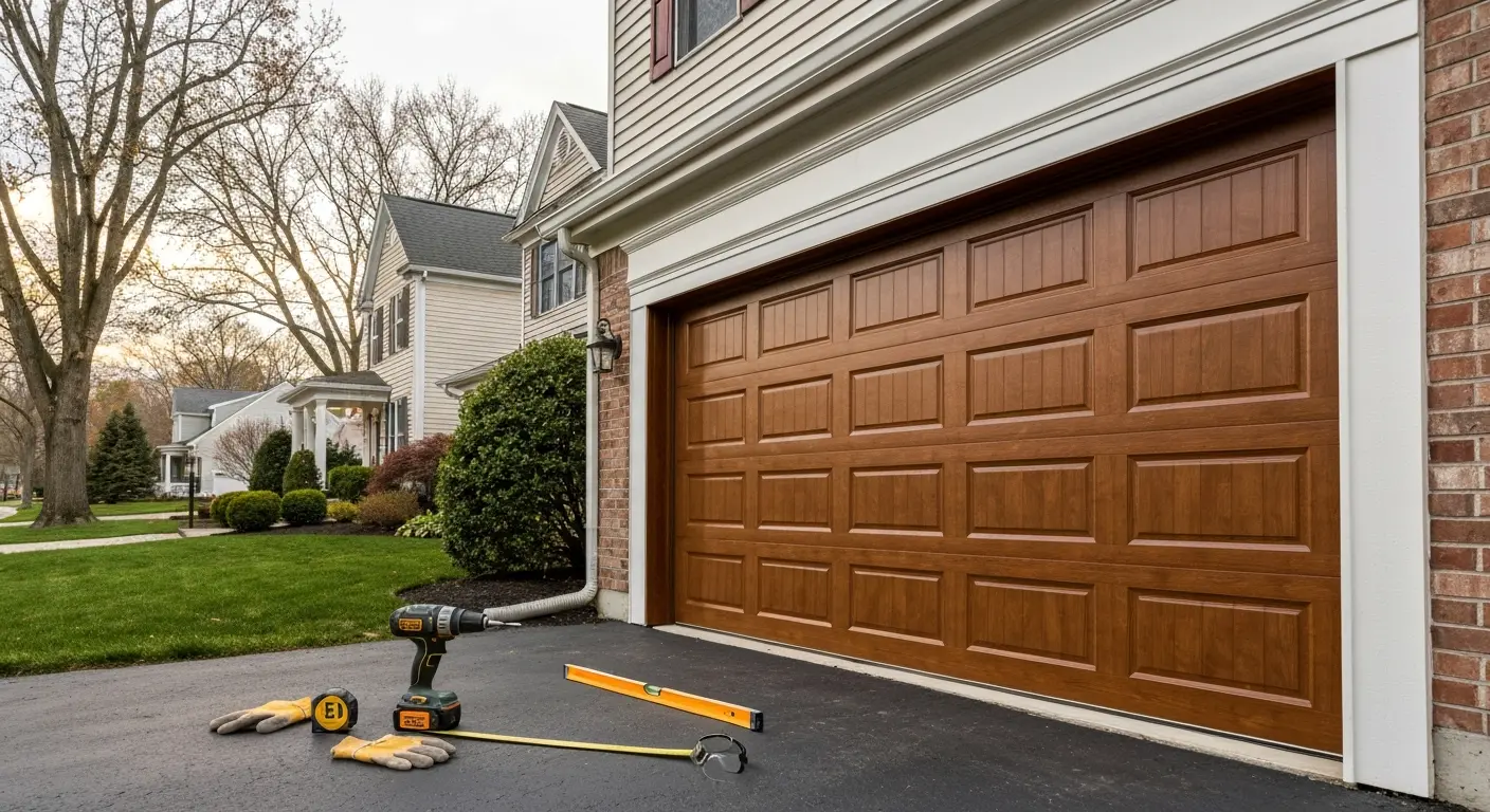 Garage door panel replacement