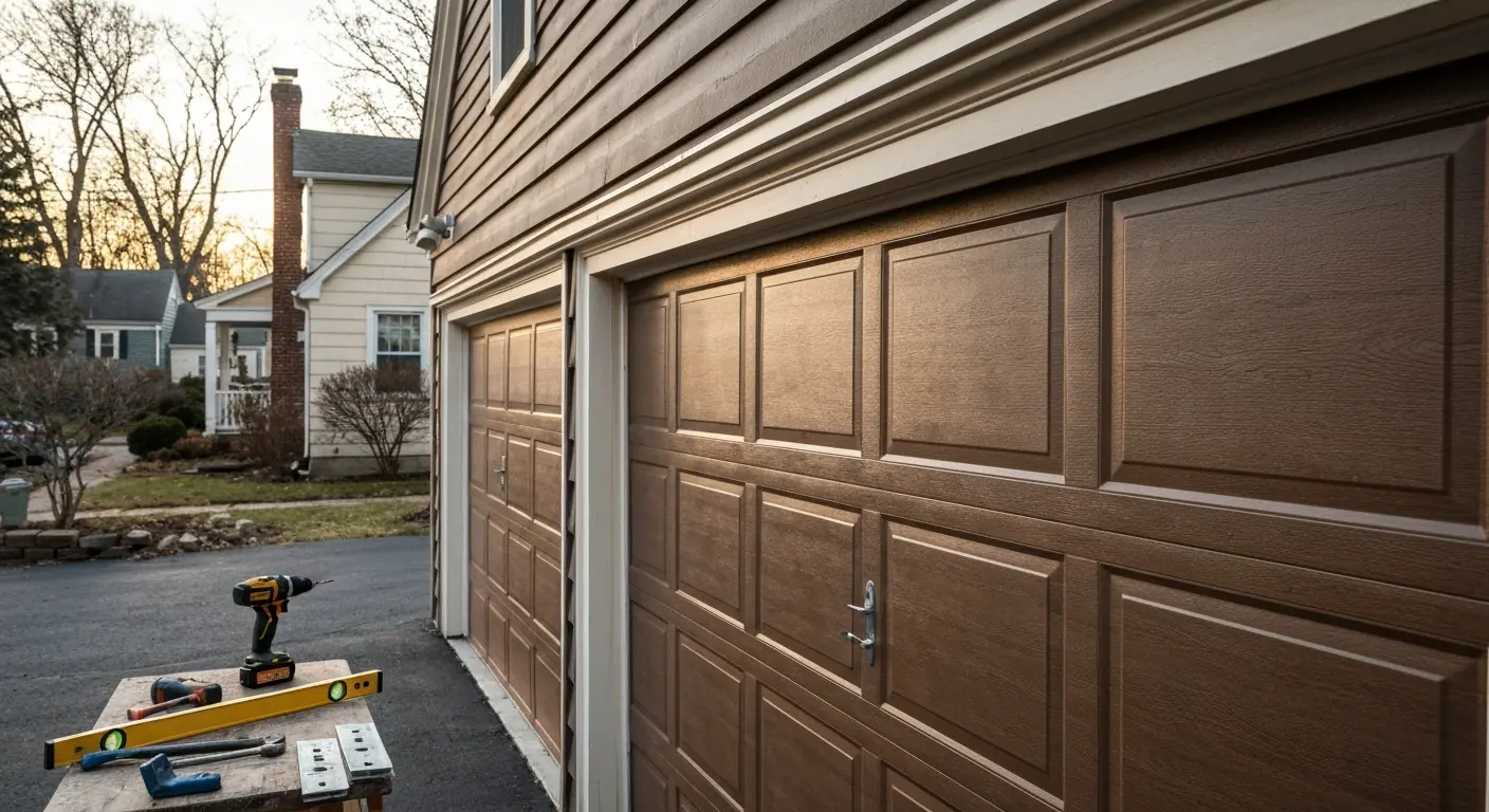 Garage door panel replacement